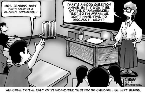 negative impacts of standardized testing cartoons|stress behind standardized testing.